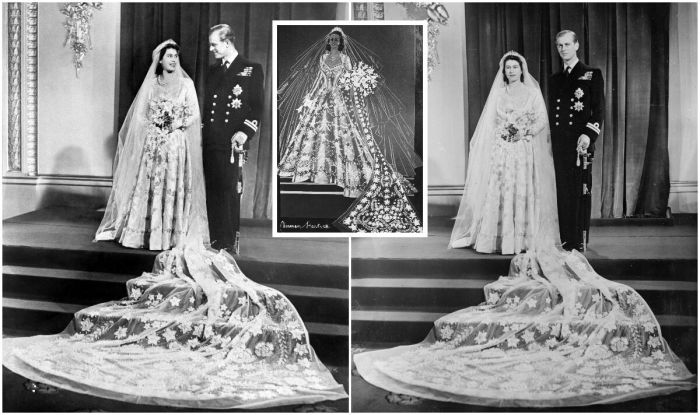 Queen elizabeth's wedding dress