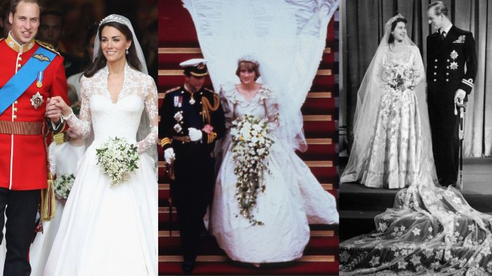 Royal wedding dresses ranked