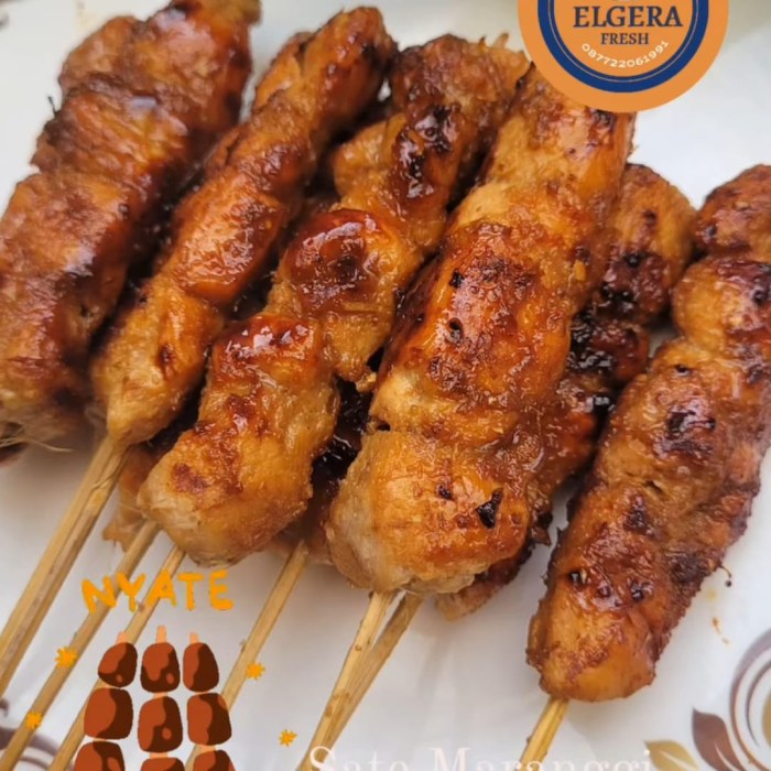 Resep sate ayam maranggi