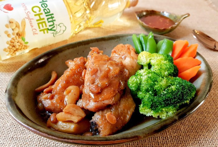 Chicken paste bean soya