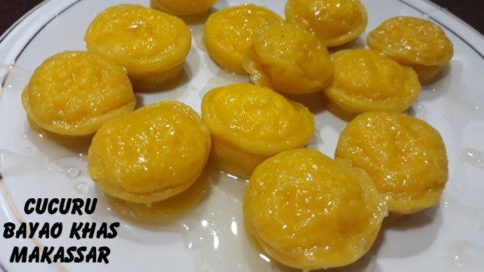 Resep kue basah cucuru bayao