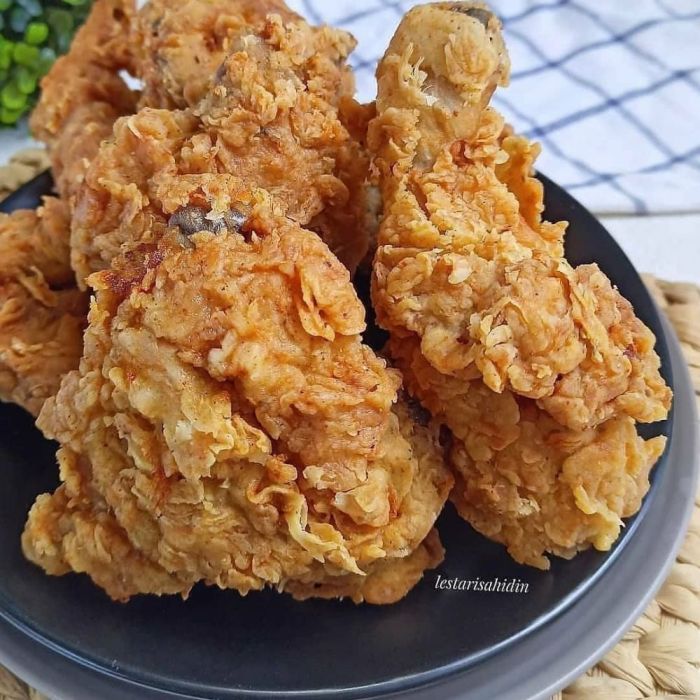 Resep ayam kfc renyah tahan lama