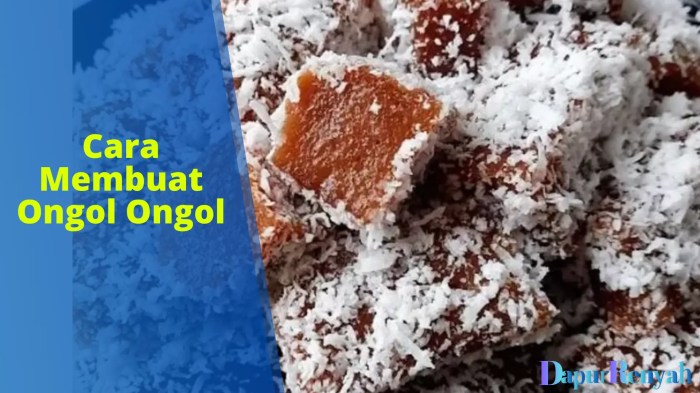 Resep kue ongol ongol