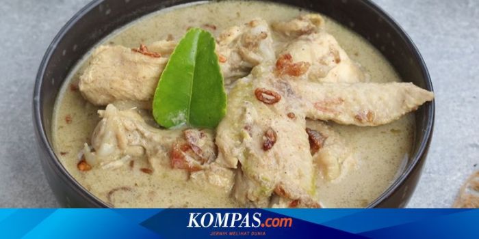 Resep opor ayam palembang