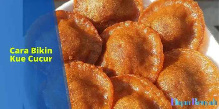 Resep membuat kue cucur