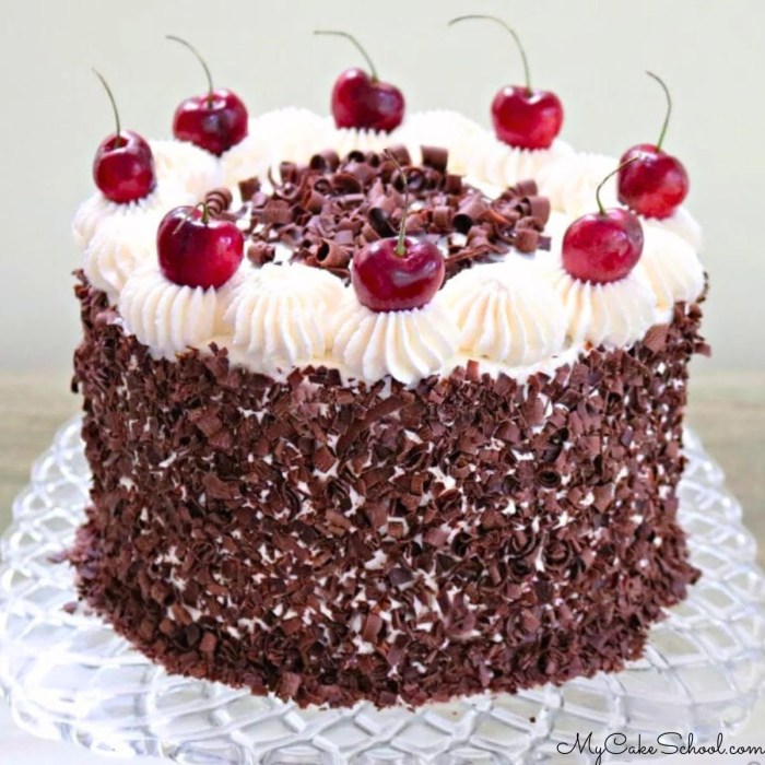 Resep kue black forest