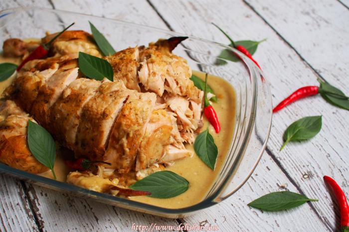 Resep ayam santan kara