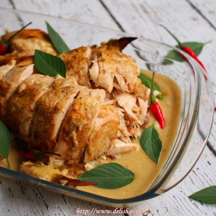 Coconut milk fried chicken