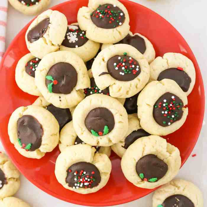 Resep kue thumbprint coklat