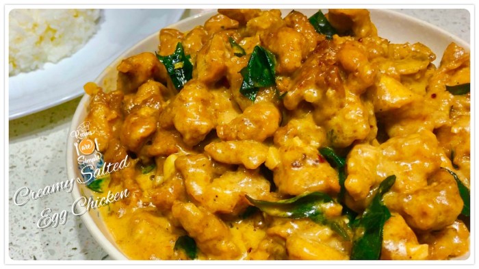 Resep ayam salted egg