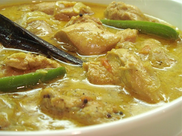 Resep malbi ayam santan