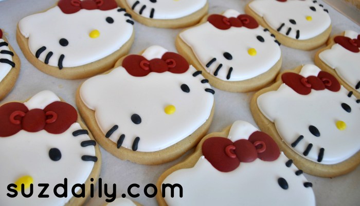 Resep kue kering karakter hello kitty