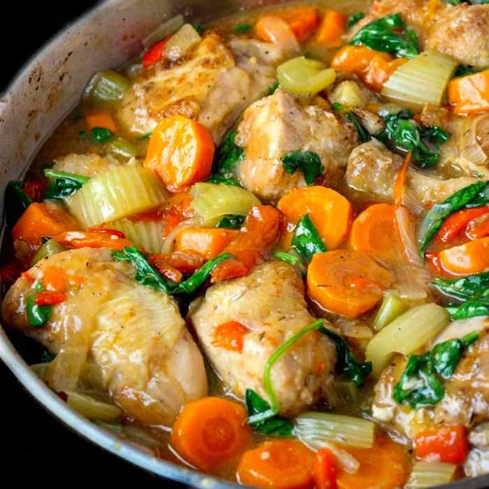 Resep ragout ayam wortel