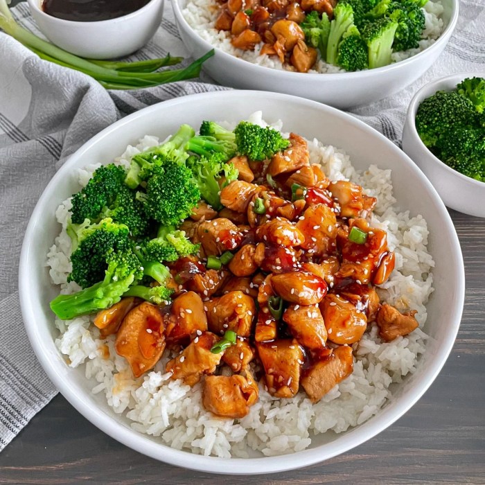 Rice bowl chicken teriyaki recipe video archanaskitchen