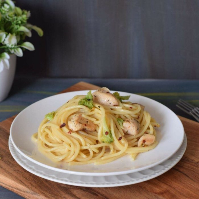 Resep aglio olio ayam