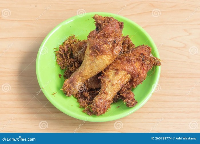 Resep ayam goreng kalasan bumbu lengkuas