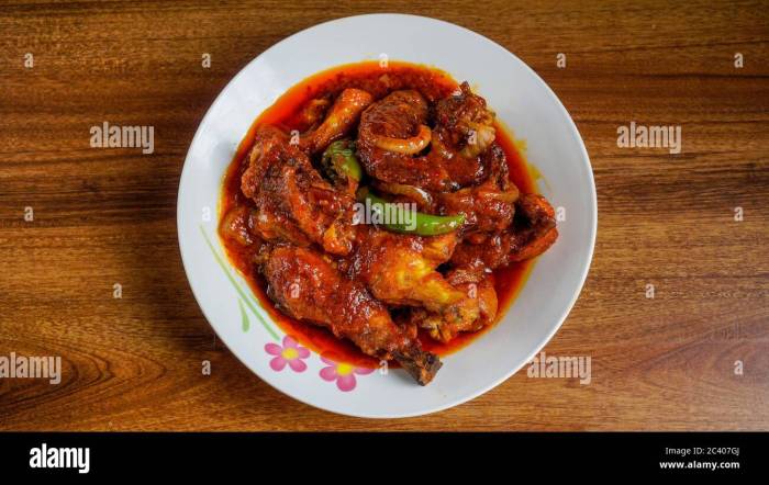 Resep ayam merah cina