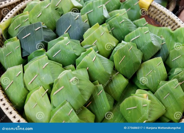 Resep kue jongkong bungkus daun pisang