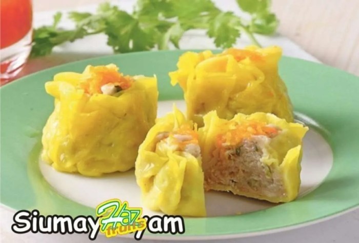 Resep siomay ayam tanpa kulit