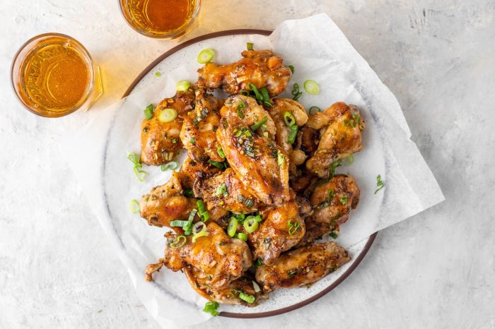 Wings chicken sauce oyster recipe