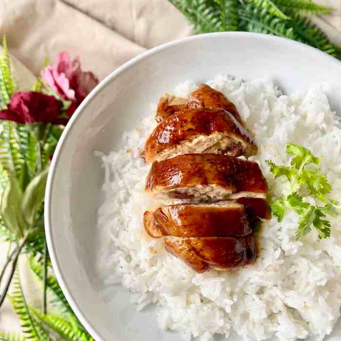 Chicken soy sauce sweet glazed salt allows night before if time