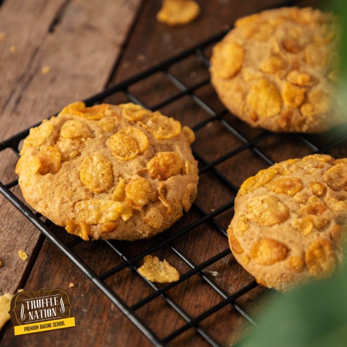 Cornflake biscuits rasa malaisie cornflakes oven croquants