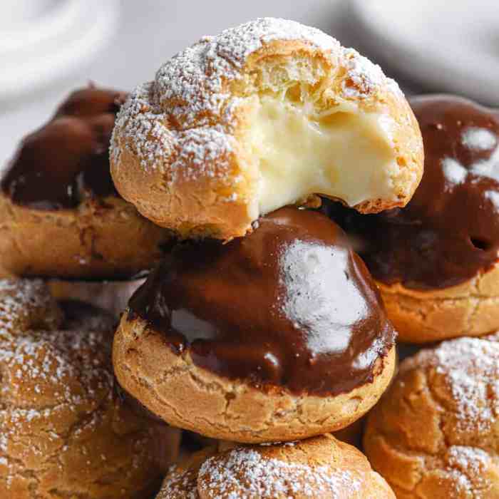 Custard cream puff recipe easy