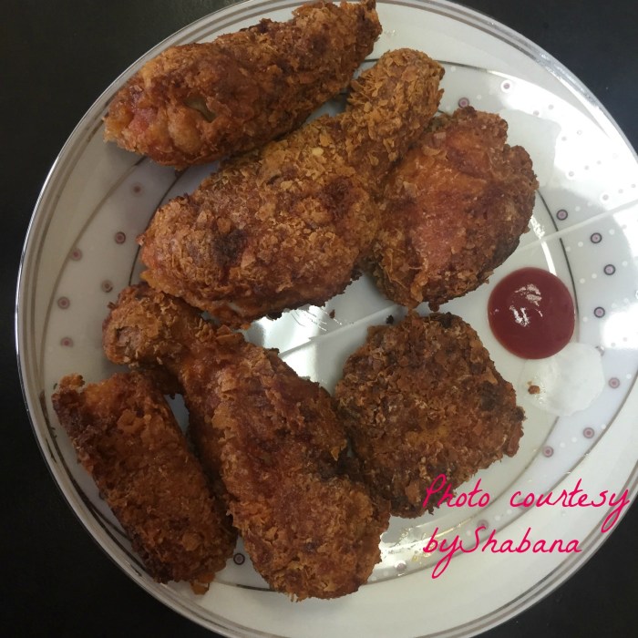 Resep ayam kremes renyah tahan lama