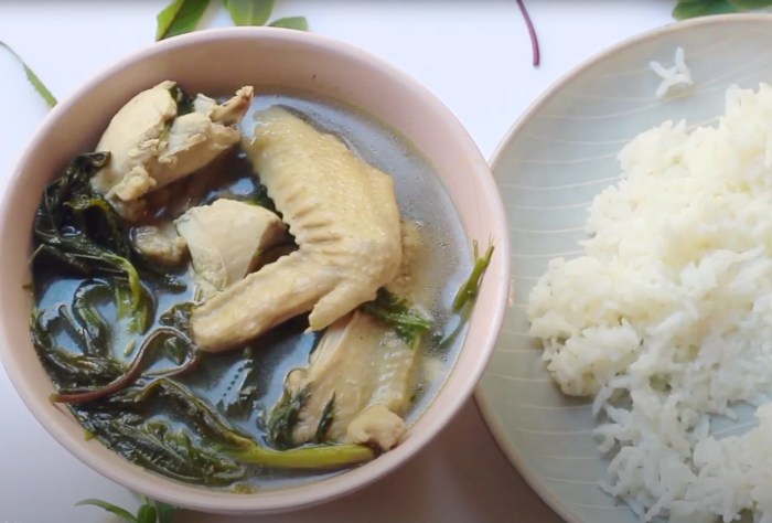 Sop ayam pak min resep