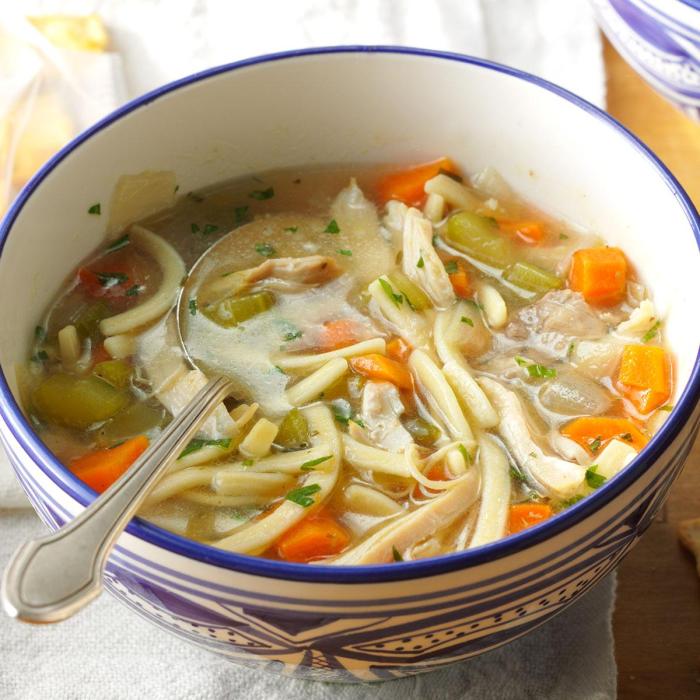 Soup chicken noodle recipe sick tired especially doesn who when like seasonedkitchen