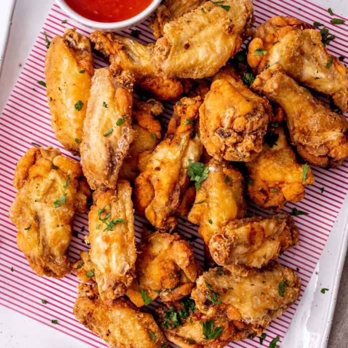 Resep sayap ayam goreng bawang putih