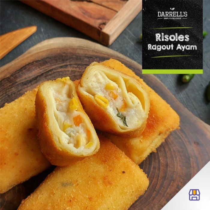 Resep risoles ragout ayam sayur