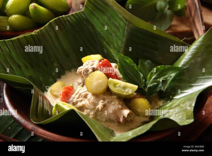 Resep garang asem ayam tanpa daun pisang