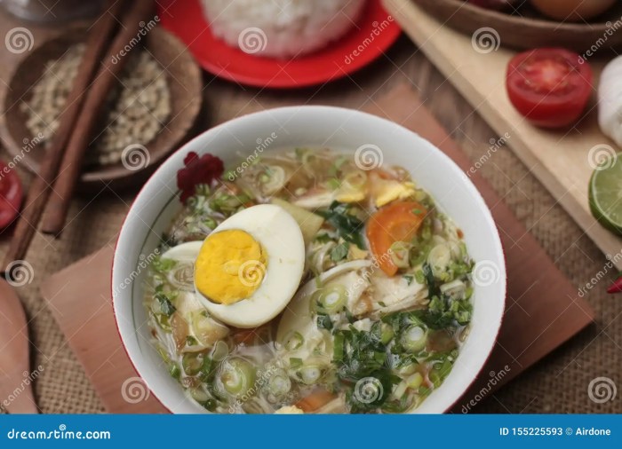 Resep soto ayam bening rumahan