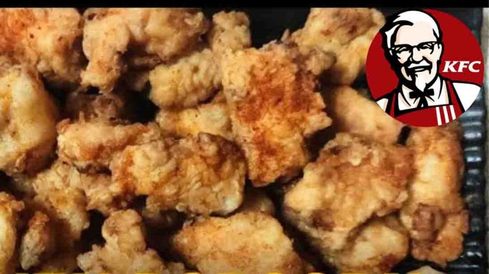 Resep ayam popcorn ala kfc