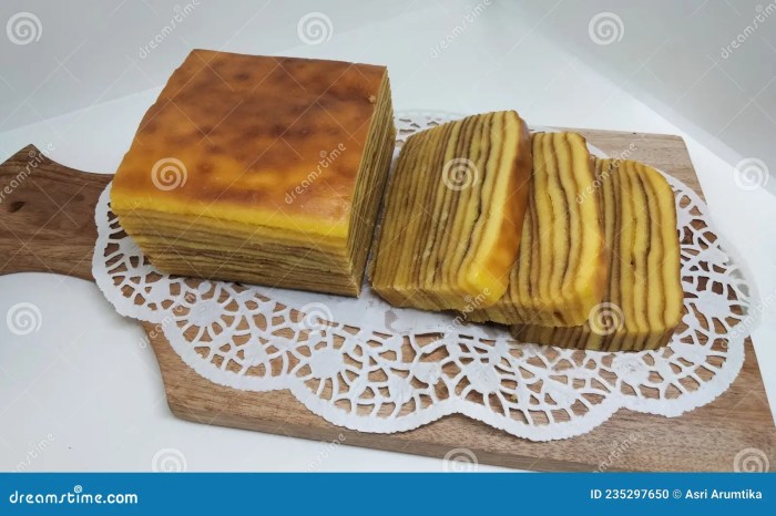 Resep kue lapis legit basah