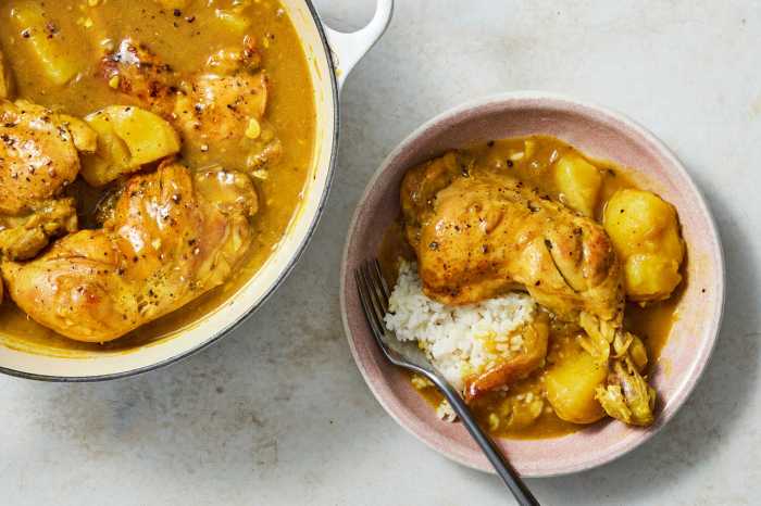 Curry potato chicken sweet modernhoney recipe meal healthy