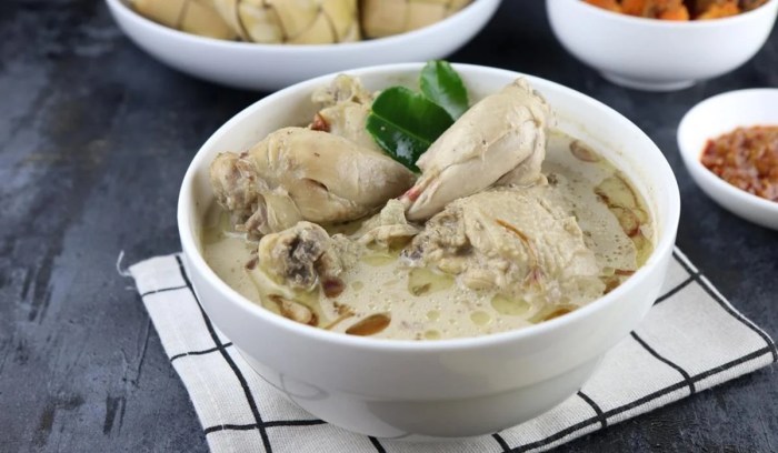 Resep opor ayam putih