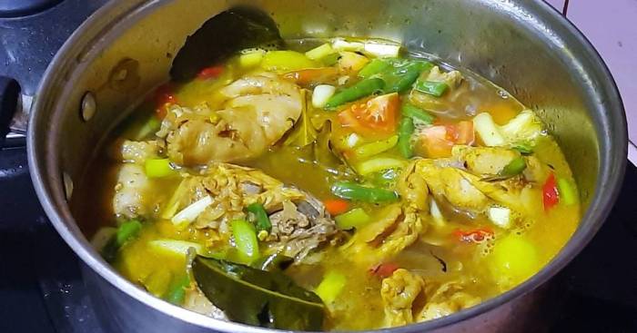 Resep garang asem ayam