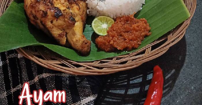 Resep ayam bakar taliwang khas lombok