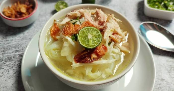 Resep soto ayam santan rumahan