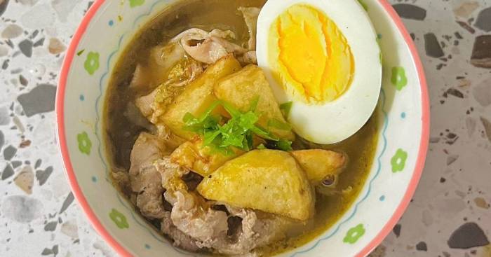 Resep soto ayam lamongan untuk 100 porsi