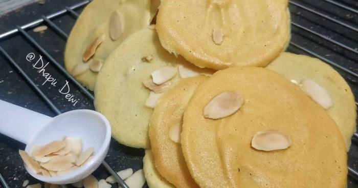 Resep kue kering keju renyah almond slice