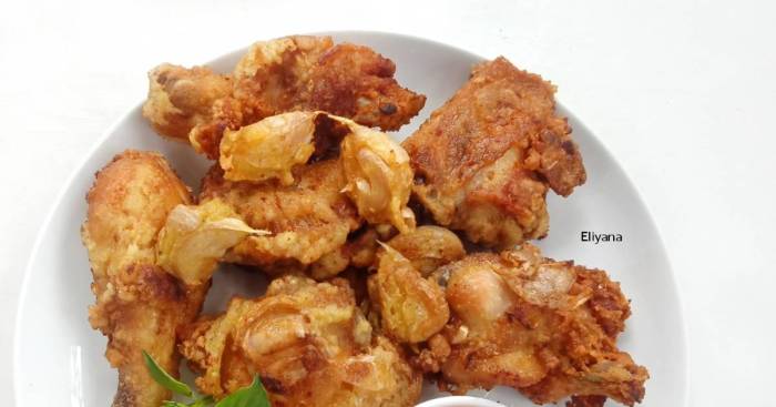 Resep ayam goreng bawang putih