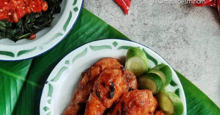 Resep ayam bakar taliwang teflon