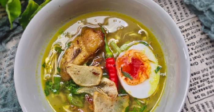 Resep soto lamongan ayam