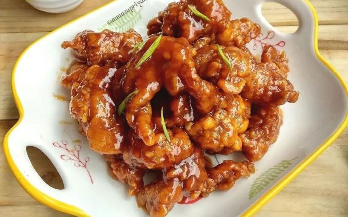 Resep ayam karage asam manis