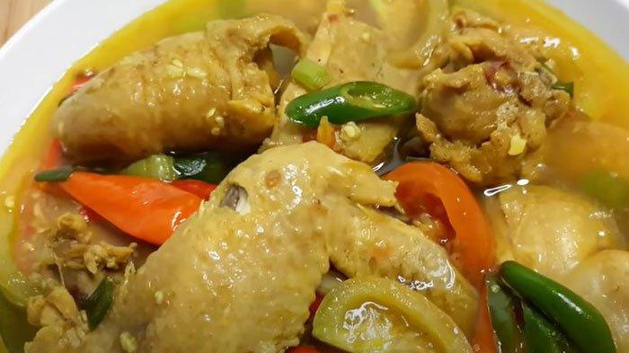 Resep garang asem ayam tanpa belimbing wuluh