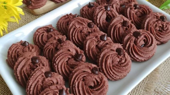 Resep kue semprit coklat 1 kg