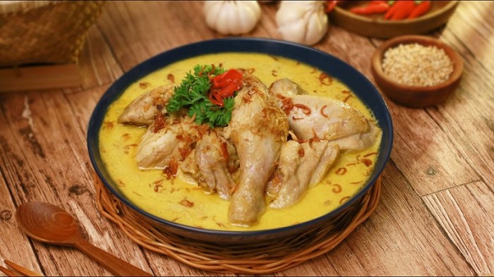 Resep opor ayam 1 kg